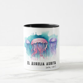 Akvarellserie: Maneter Mugg