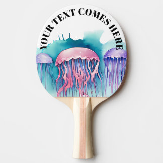Akvarellserie: Maneter Pingisracket