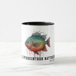 Akvarellserie: Piranha Mugg