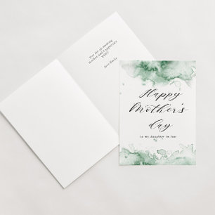 akvarellstänk glad mors dag-kort kort