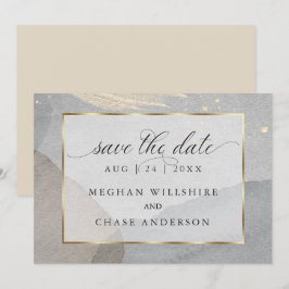 Akvarellstänk på granitsten Beige Inbjudningar