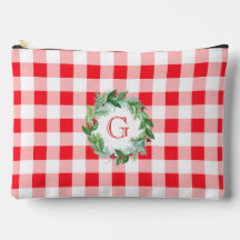 Akvarelltallkrans MONOGRAM Röd Kryss LG