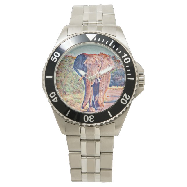 akvariefär armbandsur (Framsida)