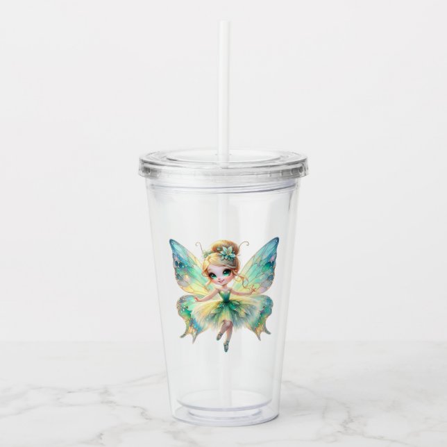 Akvariefé Akryl Tumbler Take Away Mugg (Framsida)