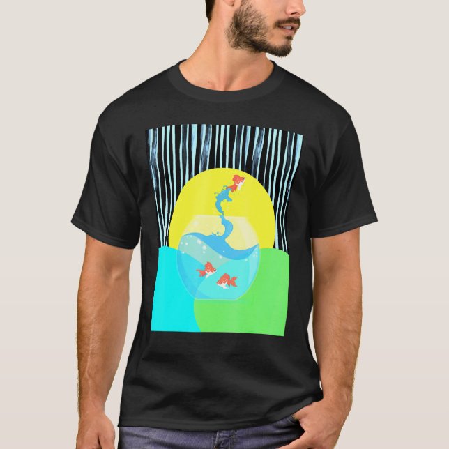 Akvariefisk - Perfekt För Fisk - Unisex Toppar T Shirt (Framsida)