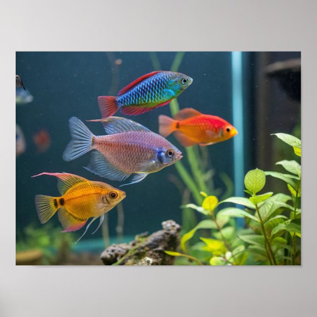 akvariefisk poster (Framsidan)