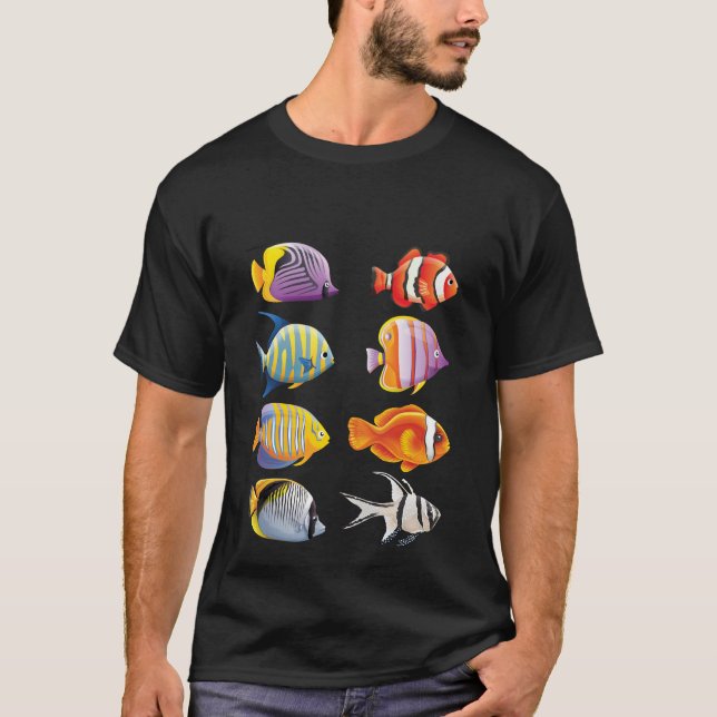 Akvariefiskar T Shirt (Framsida)