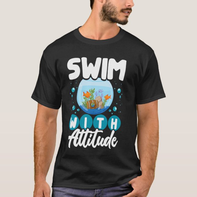 Akvariefiskodlare havstank t shirt (Framsida)