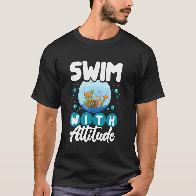 Akvariefiskodlare havstank t shirt (Framsida)