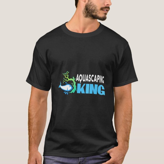 Akvarielandskaping Akvariefiskevård T Shirt (Framsida)