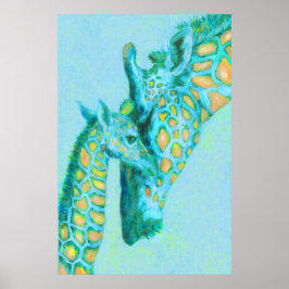 akvarier och persikogiraffer poster