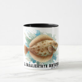 Akvarieserie: Flundra/Plattfisk Mugg