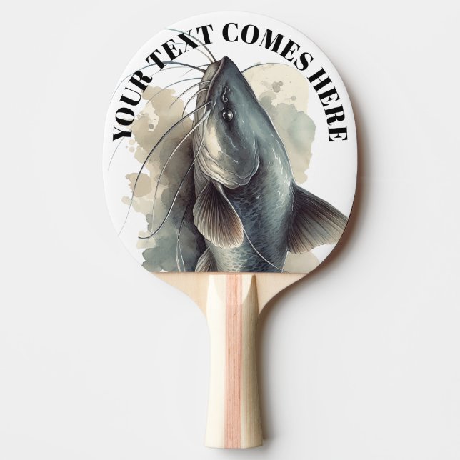 Akvarieserie: Malfisk Pingisracket (Framsidan)