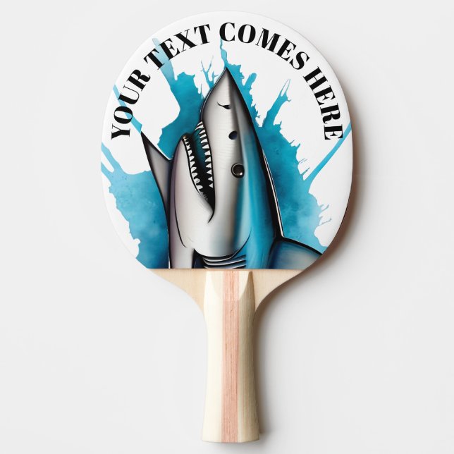 Akvarieserien: Haj Pingisracket (Framsidan)