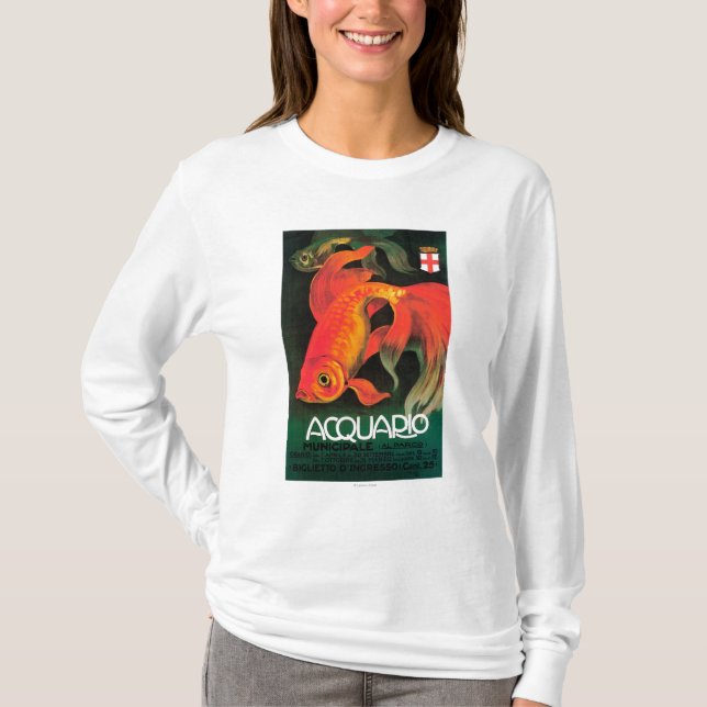 Akvariet & kommunalt parkerar den befordrings- t shirt (Framsida)