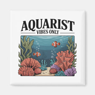 Akvarist Fish Collector Aquarium Junkie Fish Älska Magnet