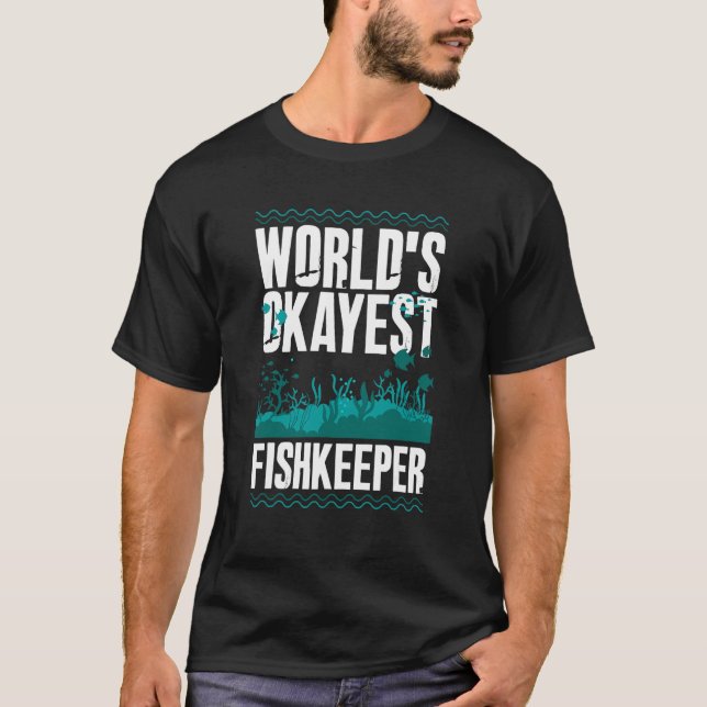 Akvarist Fiskodlare T Shirt (Framsida)