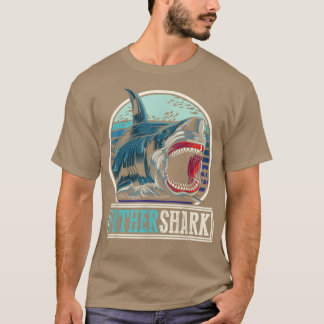 Akvarist Whale Animal Pappa Fars dag Gift Far T Shirt