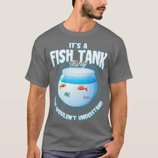 Akvaristisk akvascaping Aquarium Fish Akvarist Fis T Shirt