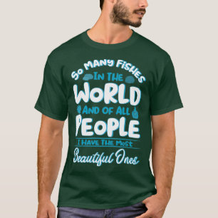 Akvaristisk fiskhållare Aquarium Fish Aquascaping T Shirt