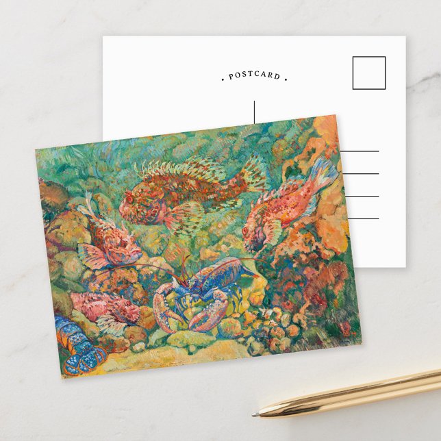 Akvarium | Theo van Rysselberghe Vykort (Skapare uppladdad)