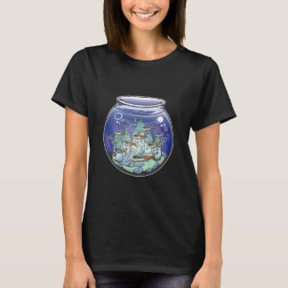 Akvariummiljöer Fiskhållning Aqarister Fisk Nörd F T Shirt
