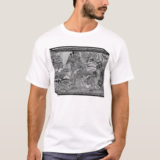 AkvariumT-tröja Tee Shirt (Framsida)