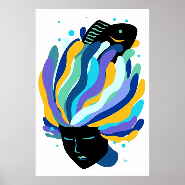 Akvarius Poster (Framsidan)