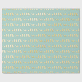 Akvatint och teal julpapper med guldfärgade accent
