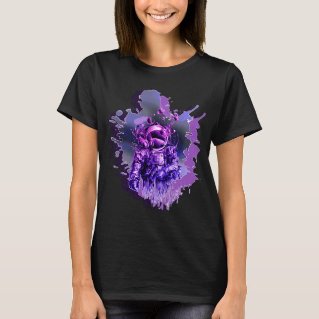 Akvatisk astronaut t shirt (Framsida)