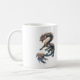 Akvatisk Drakon Kaffemugg