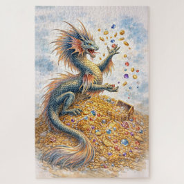Akvatisk Drakon Pussel
