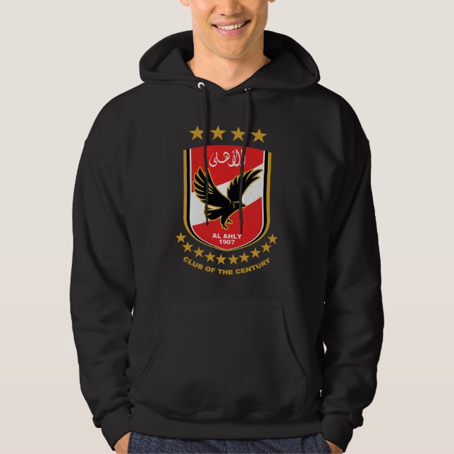 Al Ahly Club Supporter Fan  Egypt Egyptian Hoodie (Framsida)