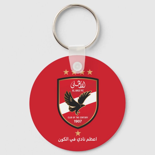 Al Ahly SC Egyptian Football Team Alahly Fans Nyckelring (Framsida)