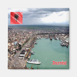 AL - Albanien - Durazzo - hamn Magnet