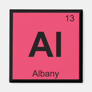 Al - Albany New York Kemisk Periodiska Systemet St Magnet