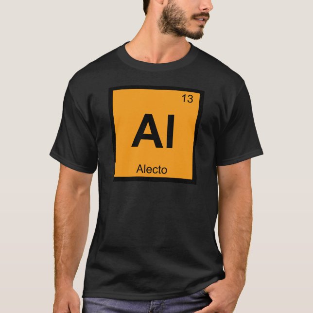 Al - Alecto Erinnyes Kemins periodiska system T Shirt (Framsida)