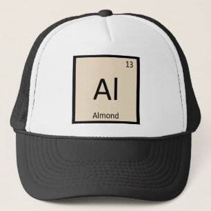 Al - Almond Nöt kemi Periodic Bord Symbol Keps