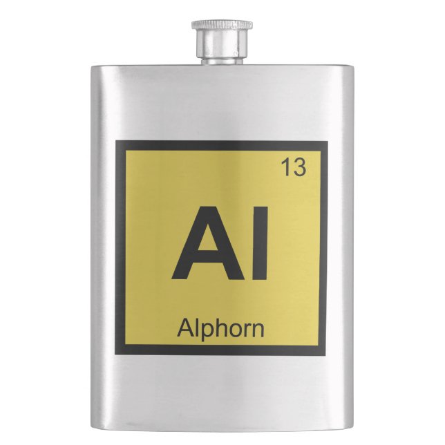 Al - Alphyrmusik Kemins Periodiska System Symbol Fickplunta (Framsidan)