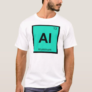 Al - Aluminiumkemi Periodic Bord Symbol Tee