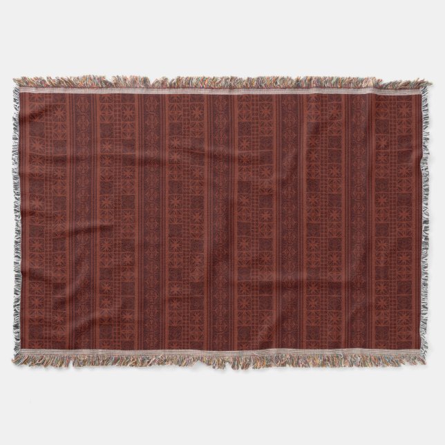 Al-Andalus Ruby Tapestry Throw Filt (Framsidan)