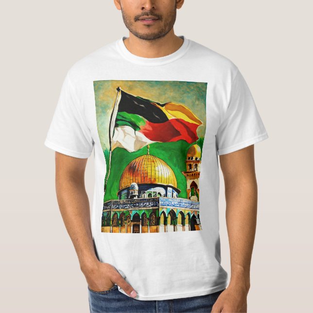 Al-Aqsa Majesty Tee" T-shirt (Framsida)