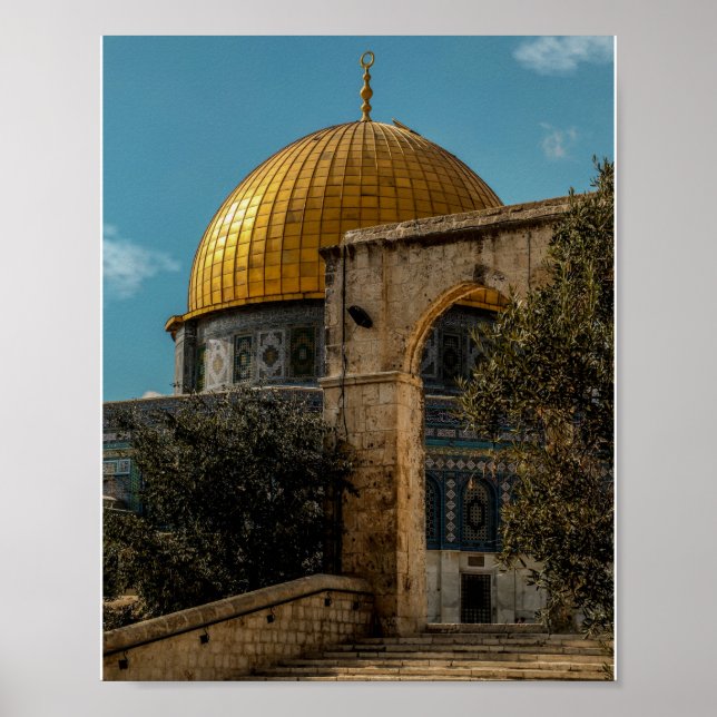 Al-Aqsa Mosque Jerusalem Poster (Framsidan)