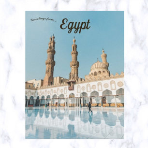 Al-Azhar Mosque i Gamla Kairo-Egyptenen Vykort