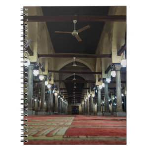 Al-Azhar Mosque Islamic Cairo Muslim Egypten Masji Anteckningsbok