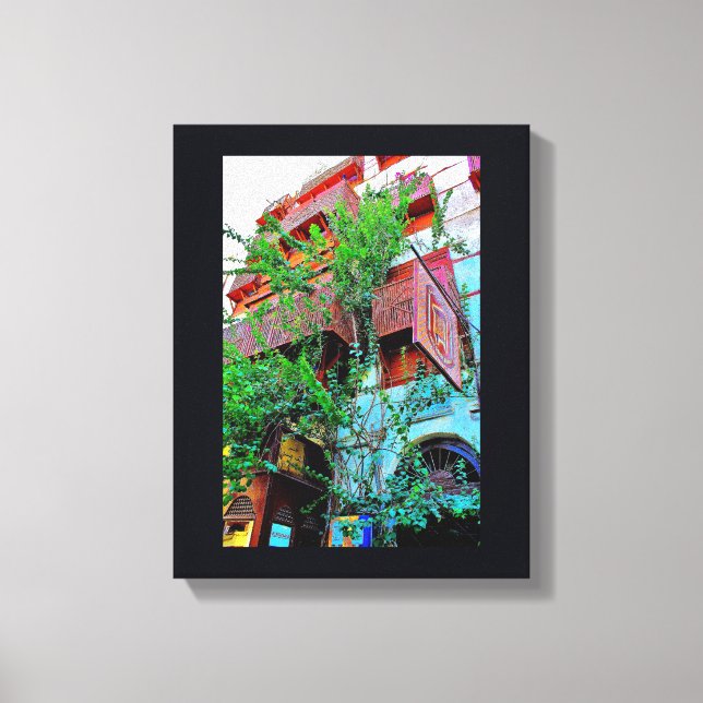 Al Balad Greenery Canvastryck (Framsida)