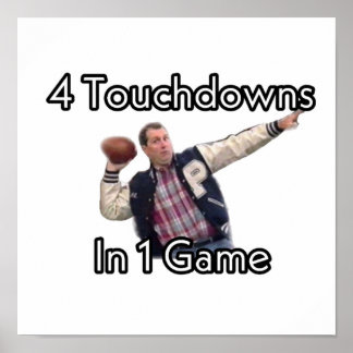 Al Bundy 4 Touchdowi 1-spel Poster