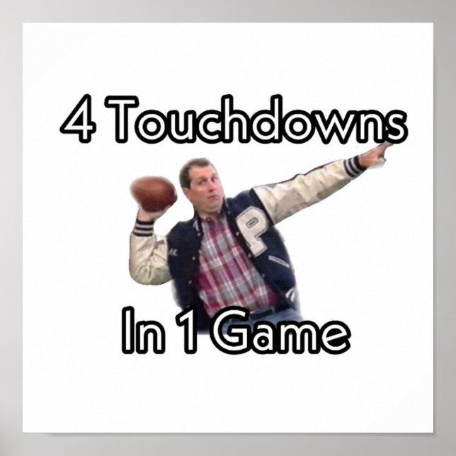 Al Bundy 4 Touchdowi 1-spel Poster (Framsidan)