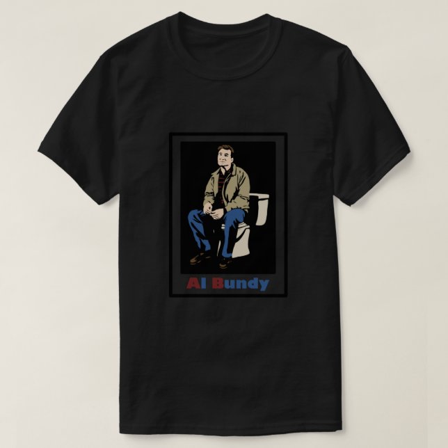 Al Bundy på toaletten Gift med barnklass T Shirt (Design framsida)