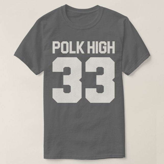 Al Bundy Polk High Jersey FrontBack Skriv ut T Shirt (Design framsida)